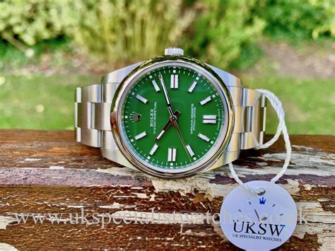 rolex oyster perpetual green leather price|Rolex Oyster Perpetual price.